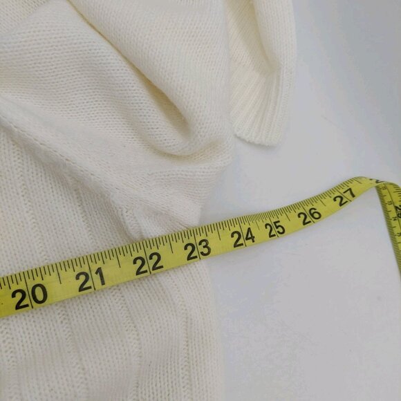 Adrian Delafield Sweater Size Large Cream Floral Embroidered - Picture 4 of 10